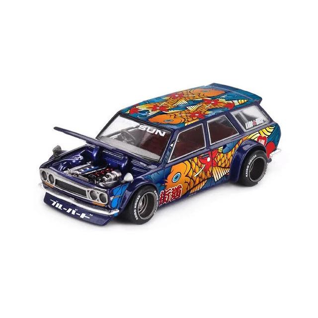 KAIDO HOUSE x TSM ミニGT 1/64 ダットサン 510 ワゴン 鯉ワゴン V1
