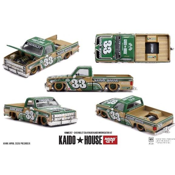 KAIDO HOUSE x TSM ミニGT 1/64 シボレー シルバラード Intimidator V2
