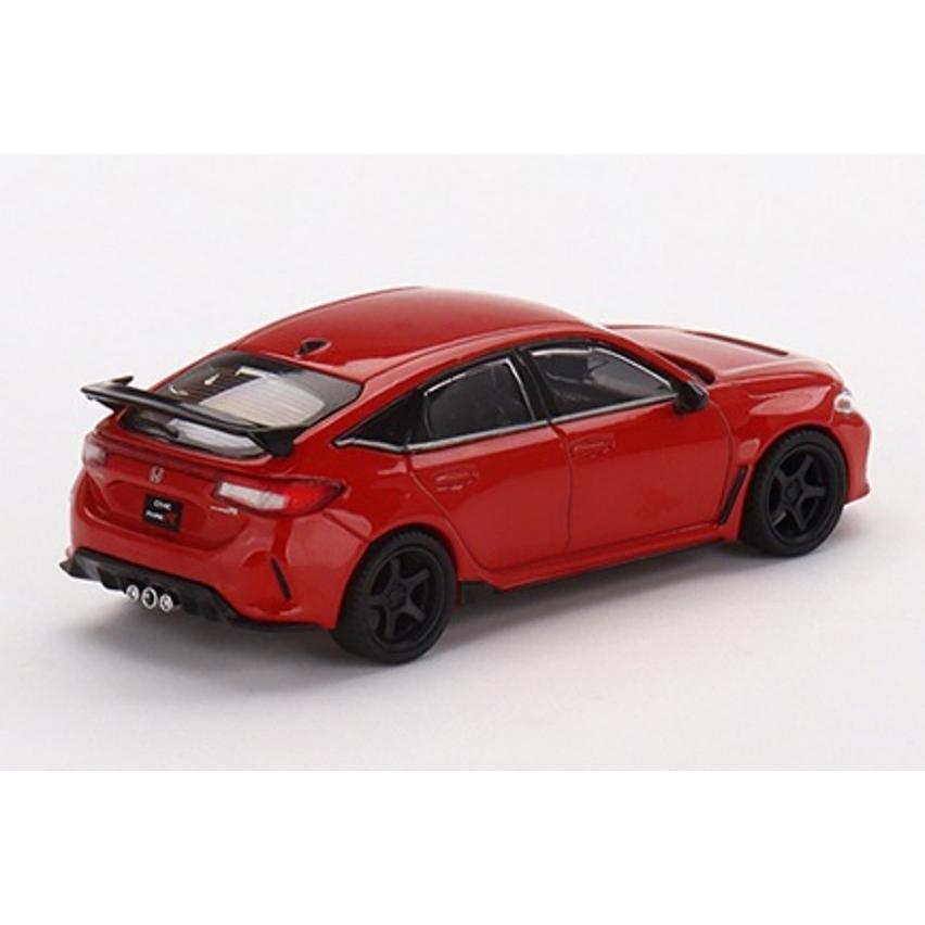 ミニカー/完成品 TSM ミニGT 1/64 ホンダ シビック タイプR 2023 ラリーレッド Advan GTホイール 左ハンドル｜kidbox｜04