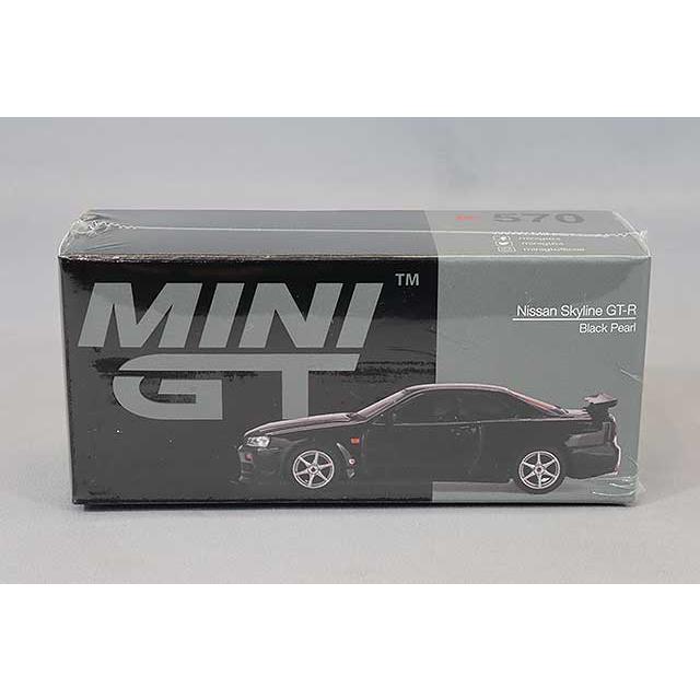 TSM ミニGT 1/64 日産 スカイライン GT-R R34 V-Spec 右ハンドル