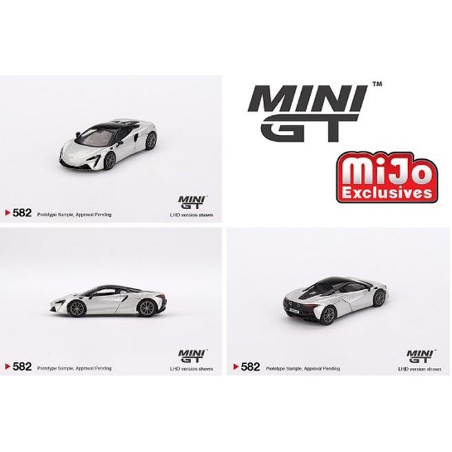 Mijo特注】 TSM ミニGT 1/64 マクラーレン アルトゥーラ アイス