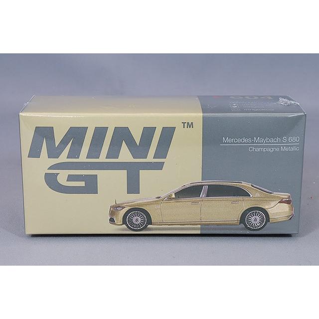 TSM ミニGT 1/64 メルセデス マイバッハ S680 シャンパンメタリック