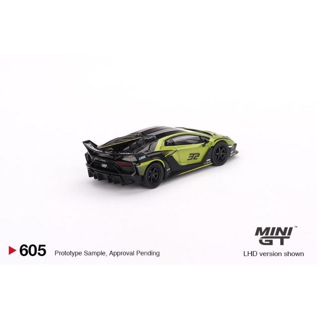 TSM ミニGT 1/64 LB シルエット WORKS ランボルギーニ アヴェンタドール GT EVO ライム (左ハンドル)｜kidbox｜03