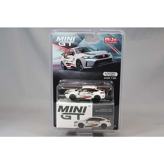 Mijo特注】 TSM ミニGT 1/64 ホンダ シビック タイプ R 2023 サンクス
