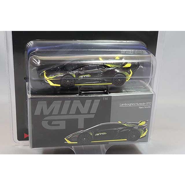 【Mijo特注】 TSM ミニGT 1/64 ランボルギーニ ウラカン STO ネロ ノクティス 左ハンドル｜kidbox｜02