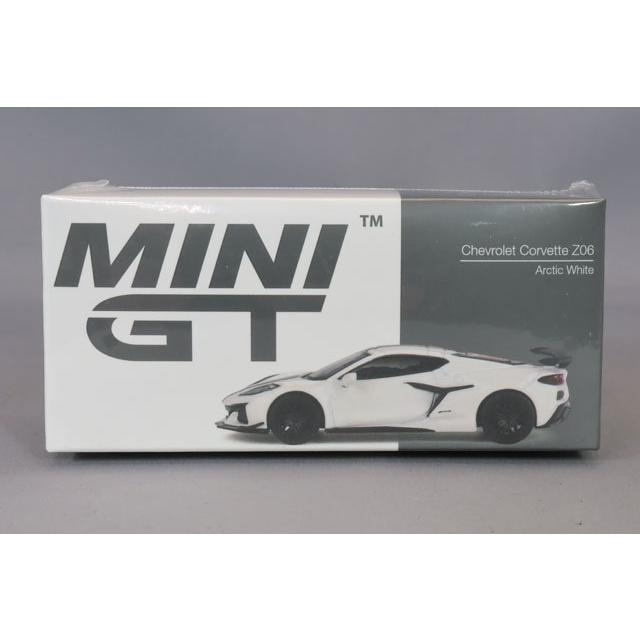 TSM ミニGT 1/64 シボレー コルベット Z06 2023 アーティックホワイト