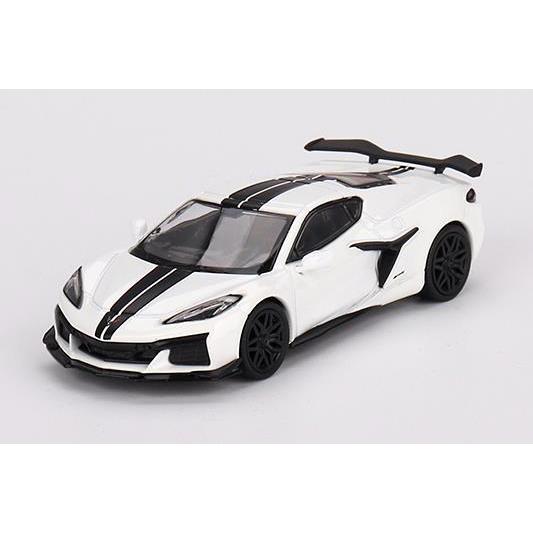 TSM ミニGT 1/64 シボレー コルベット Z06 2023 アーティックホワイト