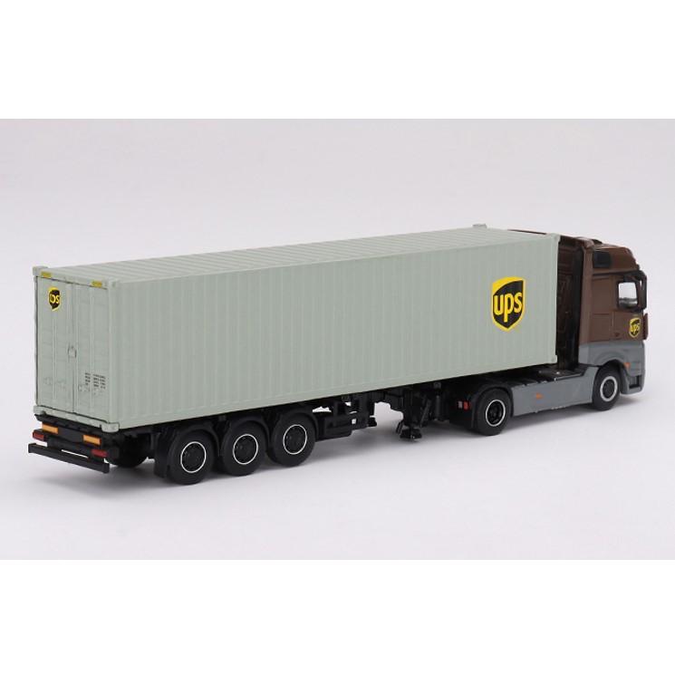 MINIGT アクトロス 40ftコンテナ & カーキャリアトレーラー2台セット TSM ミニGT 1/64 メルセデス ベンツ アクトロス 40ftコンテナ 
