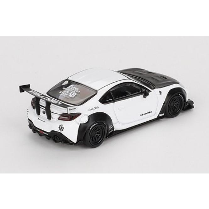 TSM ミニGT 1/64 トヨタ GR86 LB-Nation ホワイト 右ハンドル : キッド