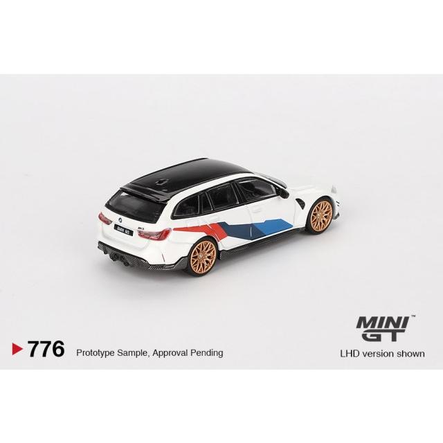 TSM ミニGT 1/64 BMW M3 Mパフォーマンス ツーリング アルピンホワイト