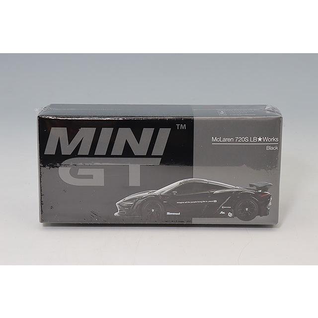 TSM ミニGT 1/64 マクラーレン 720S LB-Works ブラック(左ハンドル
