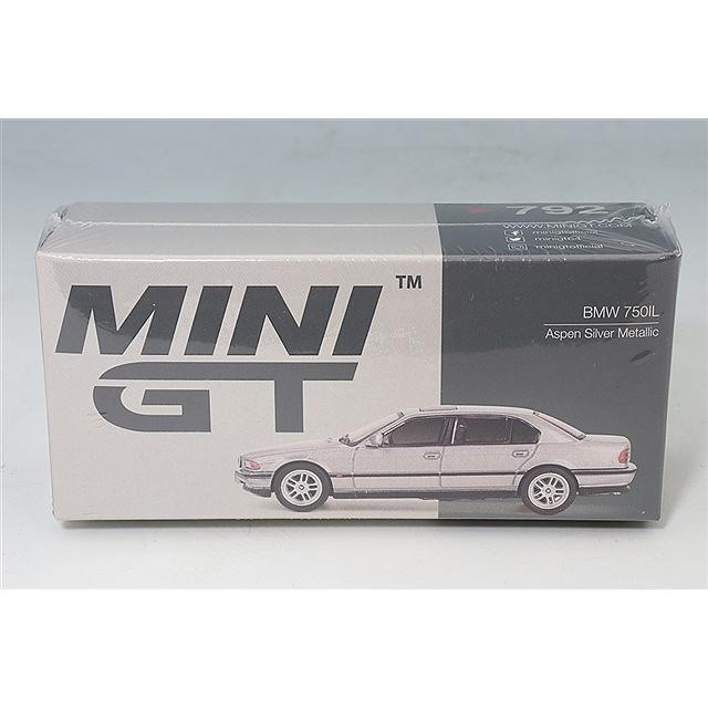 TSM ミニGT 1/64 BMW 750IL アスペン シルバーメタリック (左