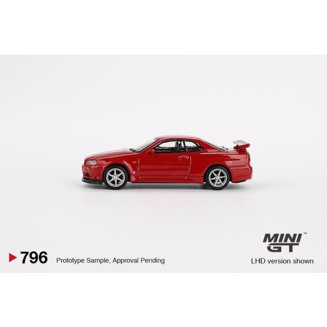 TSM ミニGT 1/64 日産 スカイライン GT-R R34 V-spec アクティブレッド