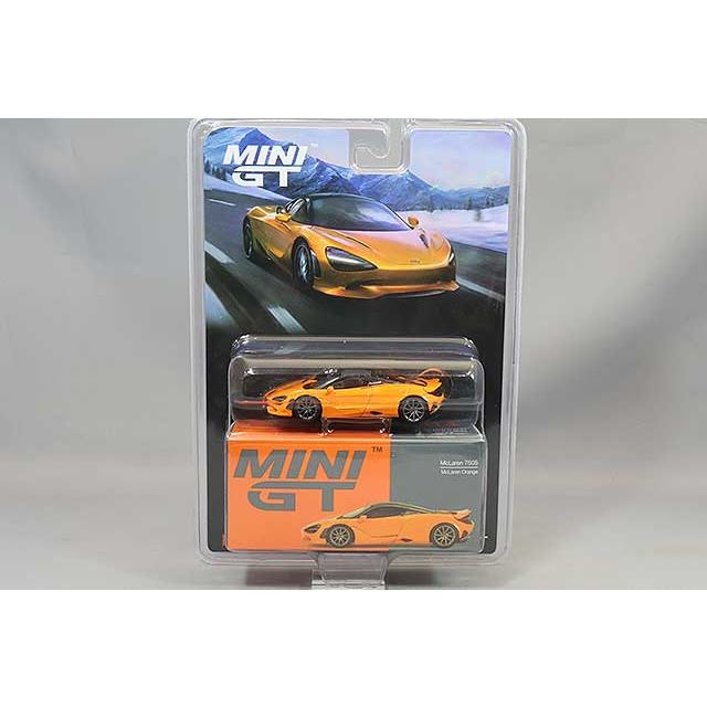 TSM ミニGT 1/64 マクラーレン 750S マクラーレンオレンジ 左ハンドル