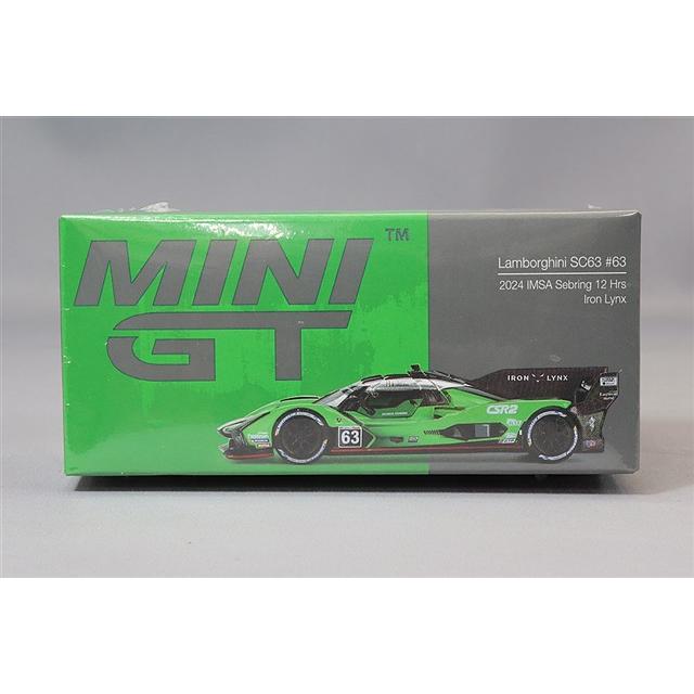 TSM ミニGT 1/64 ランボルギーニ SC63 2024 IMSA セブリング12H #63 M