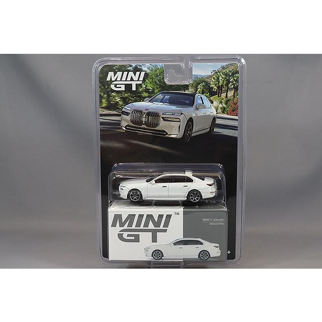 TSM ミニGT 1/64 BMW i7 xDrive60 ミネラルホワイト 左ハンドル