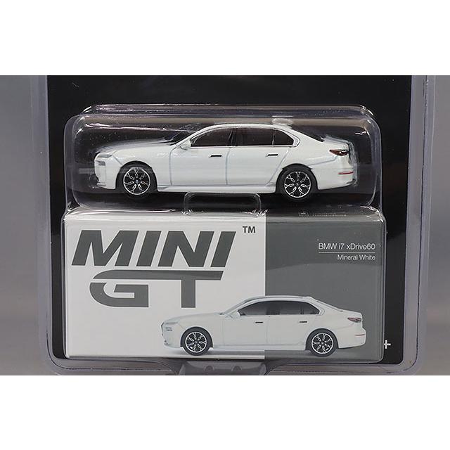411VM Limited 7inch Sol The Boxcar 非売品 TSM ミニGT 1/64 BMW i7 xDrive60 ミネラルホワイト 左ハンドル