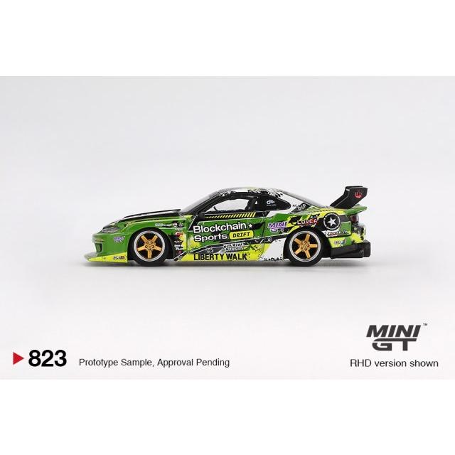 TSM ミニGT 1/64 日産 シルビア (S15) LB-スーパーシルエット V2 2024