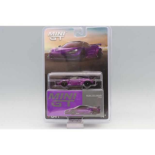 TSM ミニGT 1/64 マクラーレン 720S LB-WORKS パープル 左ハンドル