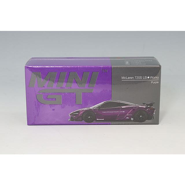 TSM ミニGT 1/64 マクラーレン 720S LB-WORKS パープル 左ハンドル