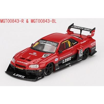 セット1/43 Super Silhouette SKYLINE ER 34 TSM ミニGT 1/64 日産 LB-ER34 スーパーシルエット スカイライン