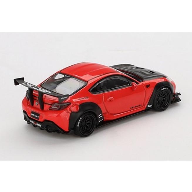 TSM ミニGT 1/64 トヨタ GR86 LB-Nation レッド 左ハンドル