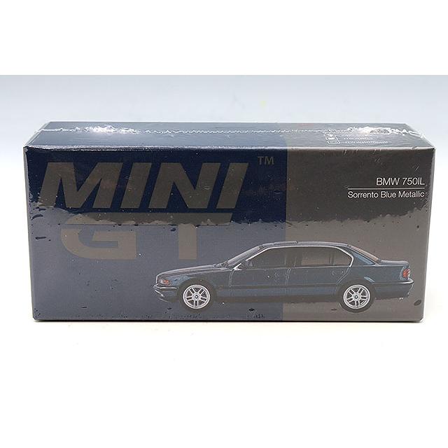 TSM ミニGT 1/64 BMW 750IL ソレントブルーメタリック 右ハンドル