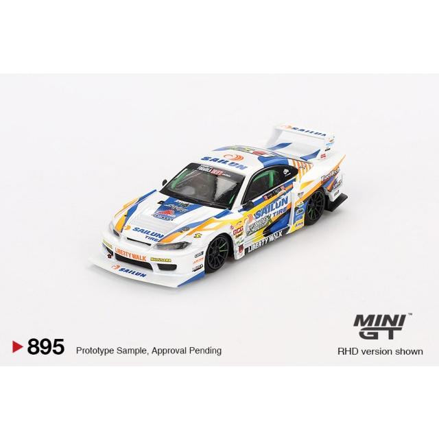 TSM ミニGT 1/64 日産 シルビア (S15) LB スーパーシルエット 2023