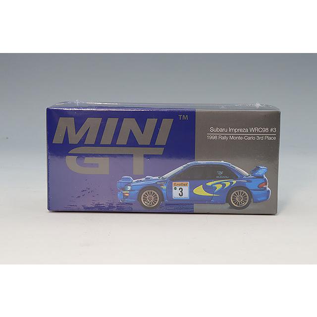 TSM ミニGT 1/64 スバル インプレッサ WRC98 1998 モンテカルロラリー