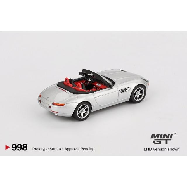 TSM ミニGT 1/64 BMW Z8 シルバー (左ハンドル) 【ブリスター仕様