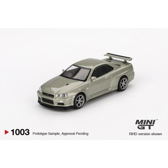 スカイラインGTR ミニカー TSM ミニGT 1/64 日産 スカイライン GT-R R34 V-specII ニュル