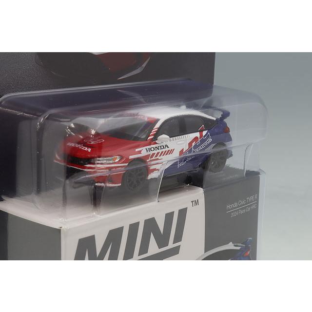 TSM ミニGT 1/64 ホンダ シビック Type R 2024 ペースカー HRC 左