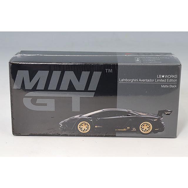 TSM ミニGT 1/64 LB-WORKS ランボルギーニ アヴェンタドール リミテッドエディション マットブラック 左ハンドル（Yahoo!・キッドボックス Yahoo!店）