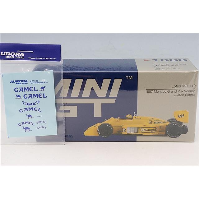 TSM ミニGT 1/64 ロータス 99T 1987 F1 モナコGP ウィナー #12 A.セナ