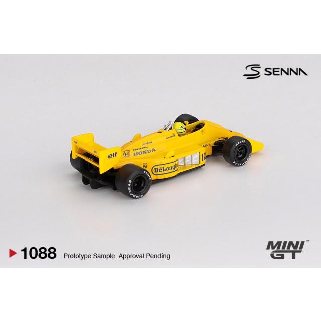 TSM ミニGT 1/64 ロータス 99T 1987 F1 モナコGP ウィナー #12 A.セナ