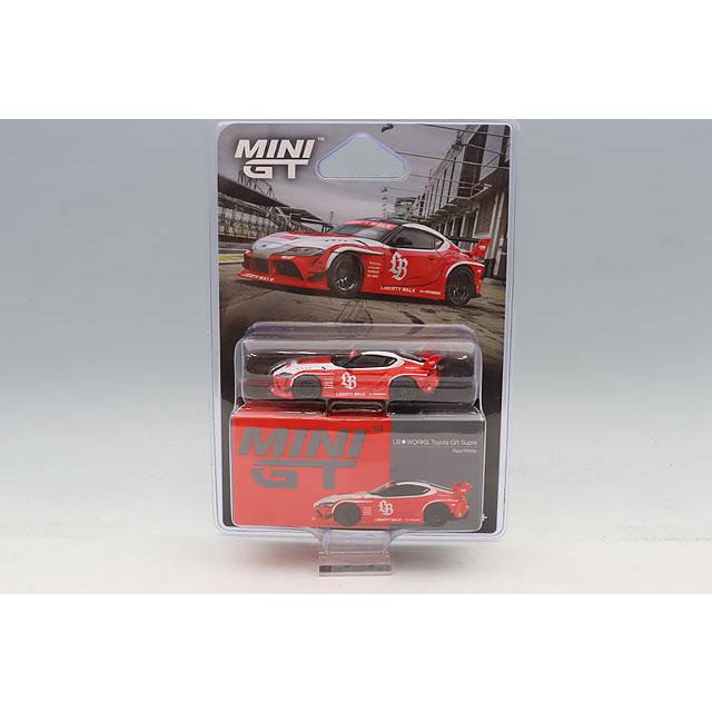 MINI GT スープラ4台セット TSM ミニGT 1/64 LB-WORKS GR スープラ レッド/ホワイト 左ハンドル