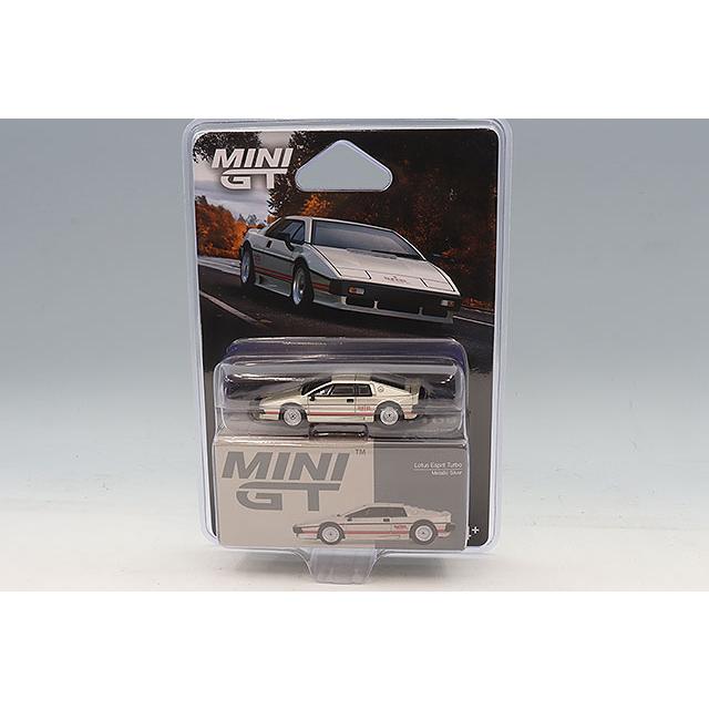 TSM ミニGT 1/64 ロータス エスプリ ターボ メタリックシルバー 左