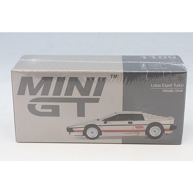 TSM ミニGT 1/64 ロータス エスプリ ターボ メタリックシルバー 右