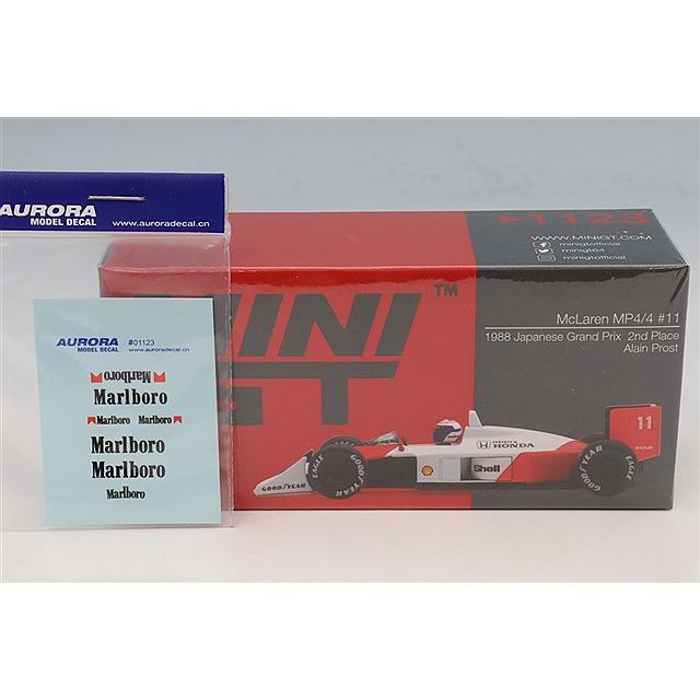 TSM ミニGT 1/64 マクラーレン MP4/4 1988 F1 日本GP 2位 #11 A