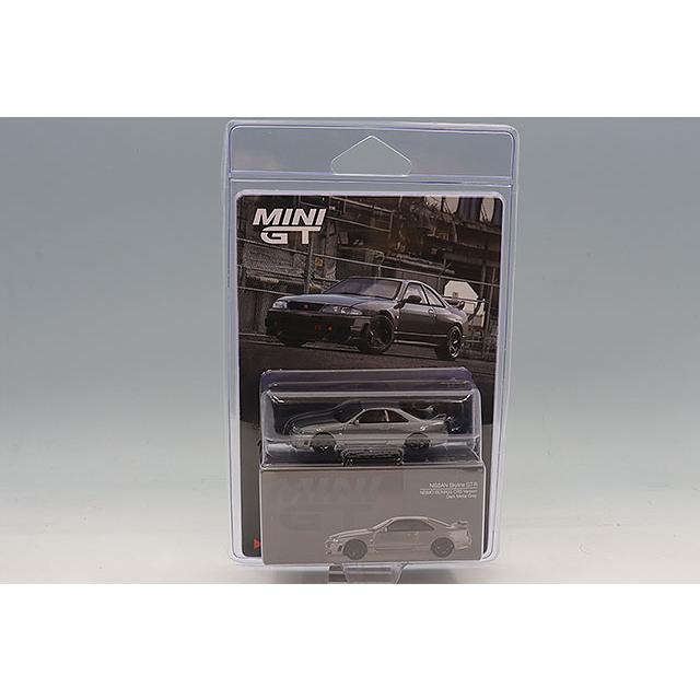 TSM ミニGT 1/64 日産 スカイライン GT-R ダークメタルグレー ニスモ