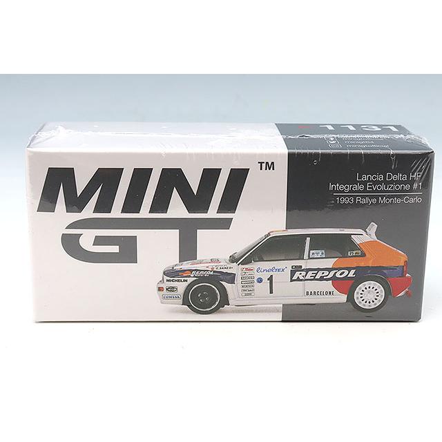 MINI GT ランチアデルタHFインテグラーレ 455 パドック2点セット MINI GT 1/64 ランチア デルタ HF インテグラーレ エボルツィオーネ