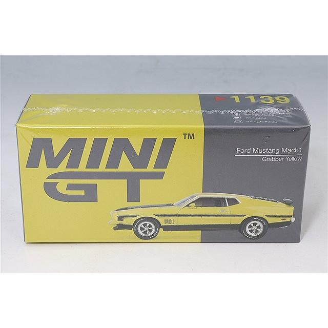 ★美品★ 1/18 1971 フォード マスタング マッハ 1 グラバーグリーン TSM ミニGT 1/64 フォード マスタング マッハ1 1971 グラバーイエロー