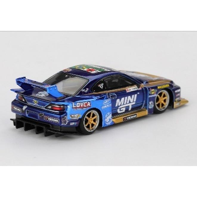 TSM ミニGT 1/64 日産 シルビア S15 LB-スーパーシルエット #555 2025