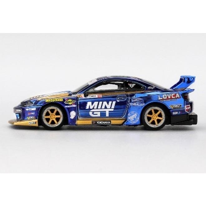 TSM ミニGT 1/64 日産 シルビア S15 LB-スーパーシルエット #555 2025
