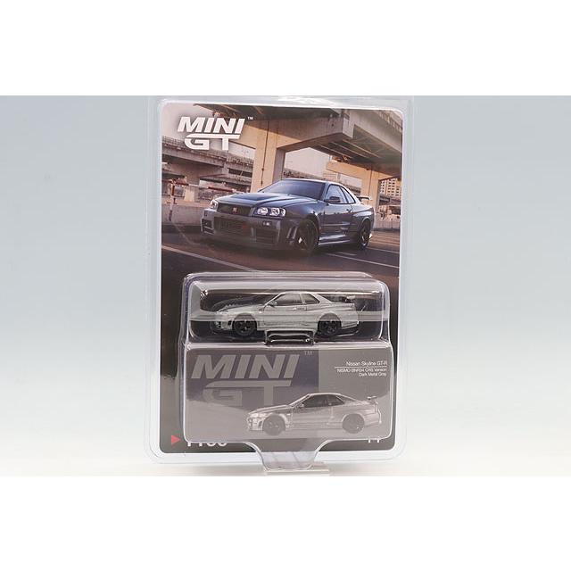 TSM ミニGT 1/64 日産 スカイライン GT-R ダークメタルグレー ニスモ