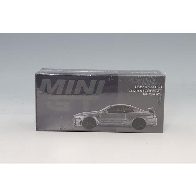 TSM ミニGT 1/64 日産 スカイライン GT-R ダークメタルグレー ニスモ