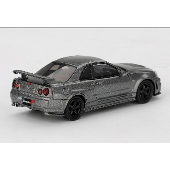 TSM ミニGT 1/64 日産 スカイライン GT-R ダークメタルグレー ニスモ