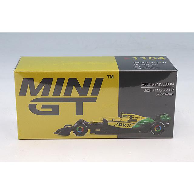 1/64 F1 2024 9台+1 TSM ミニGT 1/64 マクラーレン F1 MCL38 2024 #4 モナコグランプリ L
