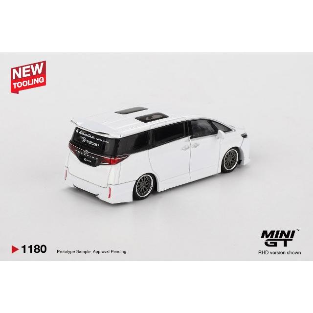 TSM ミニGT 1/64 トヨタ ヴェルファイア 40 KUHL ホワイト (右ハンドル