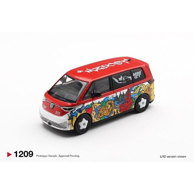 TSM ミニGT 1/64 フォルクスワーゲン ID.Buzz ミズデザイン (左